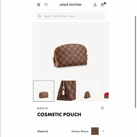 LV COSMETIC POUCH - Picture 1 of 7